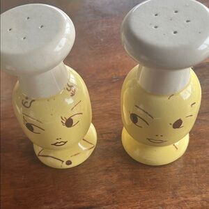 Vintage Happy Chef salt and pepper shakers
